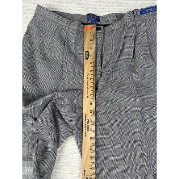 Pendleton Womens Dress Pants Size 16 Gray Plaid 100% Virgin Wool NWT - Picture 10 of 14